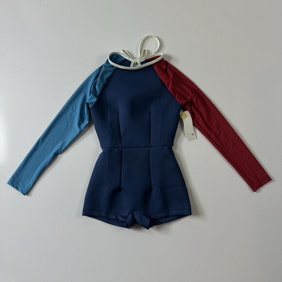 Seea Other - Seea x Outerknown Dara One Piece Surf Suit Long Sleeve SPF MSRP $175 Medium